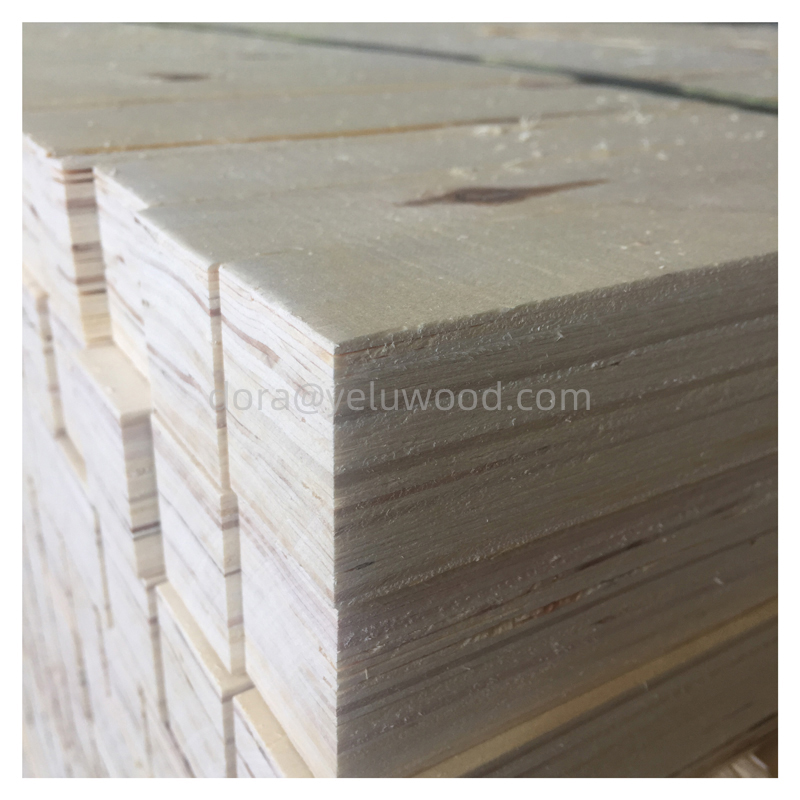 Poplar LVL Plywood Timber Sheets for Structural Beams, Furniture, and Scaffolding Use